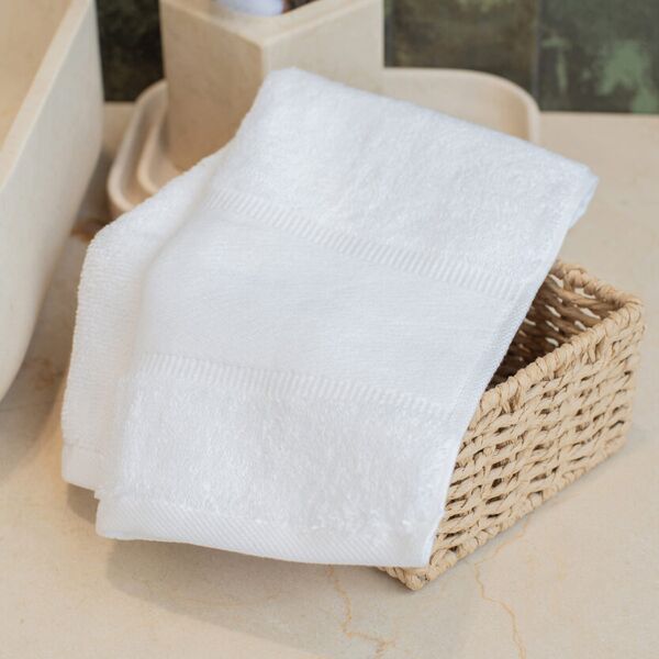 Organic guest towel with printable border Thumbnail