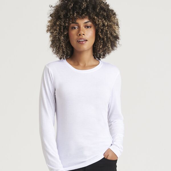 AWDis Ladies Long Sleeve Tri-Blend T-Shirt Thumbnail